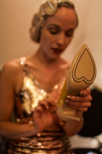 Backstage at Charlotte Olympia RTW Spring 2017