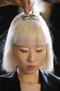 Backstage at Chromat RTW Spring 2017