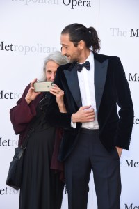 Sylvia Plachy and Adrien Brody