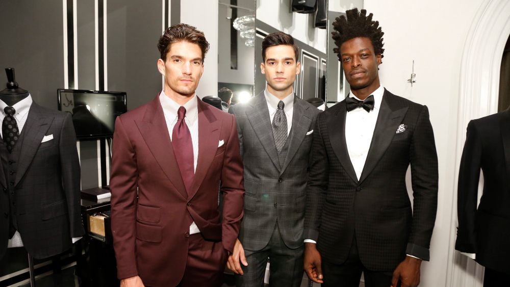 Looks from Michael Andrews' made-to-order collection