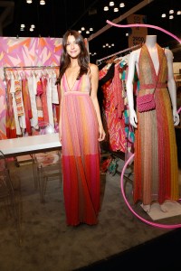 A model in M Missoni dress. 