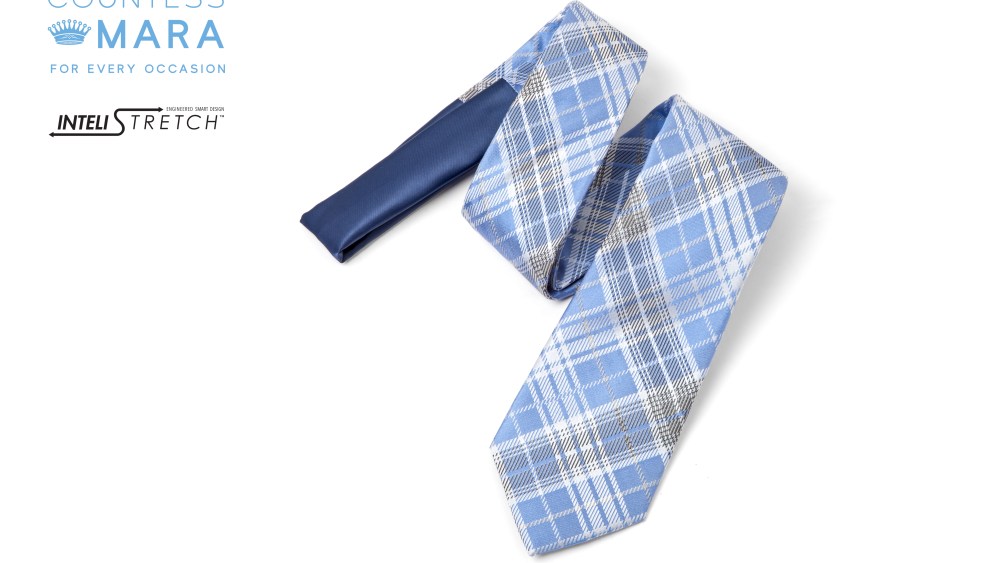 The Countess Mara tie with InteliStretch technology.