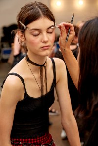 Backstage at Creatures of Comfort RTW Spring 2017