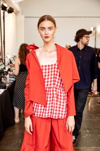 Backstage at Creatures of Comfort RTW Spring 2017