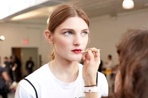 Backstage at Creatures of Comfort RTW Spring 2017