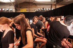 Backstage at Cushnie et Ochs Spring 2017