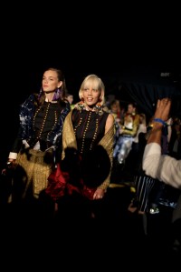 Backstage at Dsquared2 Spring 2017