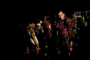 Backstage at Dsquared2 Spring 2017