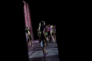 Backstage at Dsquared2 Spring 2017
