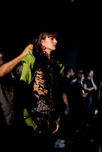 Backstage at Dsquared2 Spring 2017