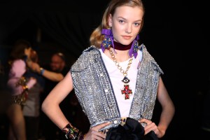 Backstage at Dsquared2 Spring 2017