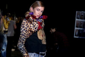 Backstage at Dsquared2 Spring 2017
