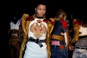 Backstage at Dsquared2 Spring 2017