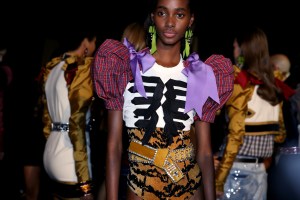 Backstage at Dsquared2 Spring 2017