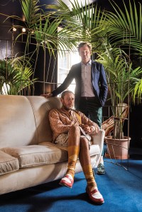 Emiliano Salci (seated) and Britt Moran