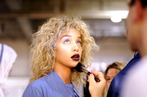 Backstage at DKNY RTW Spring 2017