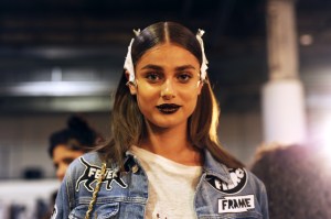 Backstage at DKNY RTW Spring 2017