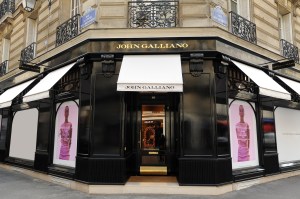The John Galliano flagship store in the Marais district of Paris