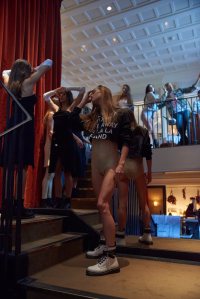 Backstage at Each X Other RTW Spring 2017