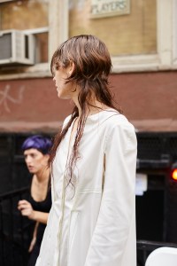 Backstage at Eckhaus Latta RTW Spring 2017
