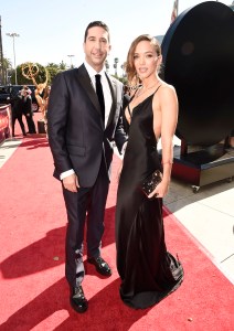 David Schwimmer and Zoe Buckman Emmy Awards 2016