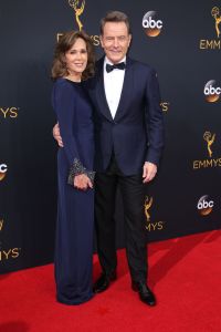 Bryan Cranston with wife, Robin Dearden Emmy Awards 2016
