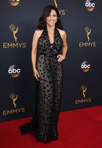 Julia Louis-Dreyfus in custom Carolina Herrera Emmy Awards 2016