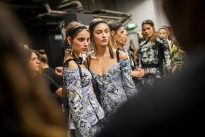 Backstage at Erdem RTW Spring 2017