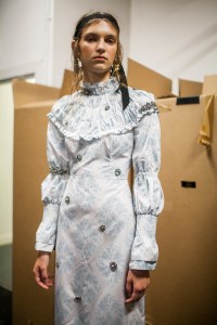 Backstage at Erdem RTW Spring 2017