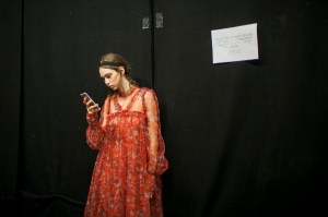 Backstage at Erdem RTW Spring 2017