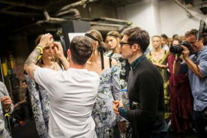 Backstage at Erdem RTW Spring 2017