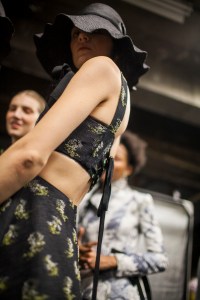 Backstage at Erdem RTW Spring 2017