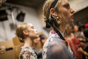 Backstage at Erdem RTW Spring 2017