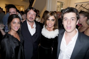 Sofia Rossi, Gianvito Rossi, Carine Roitfeld and Nicola Rossi.