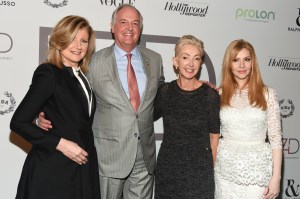 Paul Polman at F4D's event with Ariana Huffington, Jane Wurwand and Evie Evangelou.