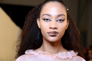 Backstage at Fendi Spring 2017