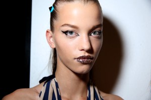 Backstage at Fendi Spring 2017