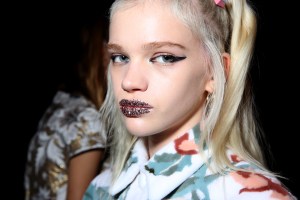 Backstage at Fendi Spring 2017