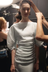Backstage at Salvatore Ferragamo Spring 2017