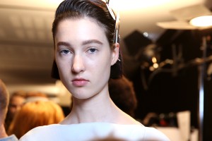 Backstage at Salvatore Ferragamo Spring 2017