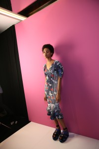 Backstage at Salvatore Ferragamo Spring 2017