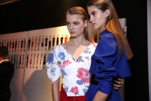 Backstage at Salvatore Ferragamo Spring 2017