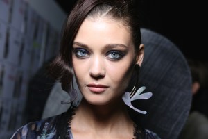 Backstage at Giorgio Armani Spring 2017