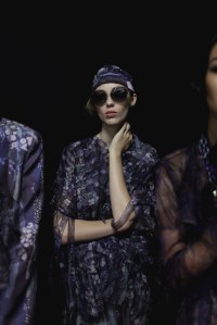 Backstage at Giorgio Armani Spring 2017