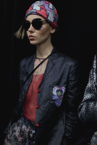 Backstage at Giorgio Armani Spring 2017