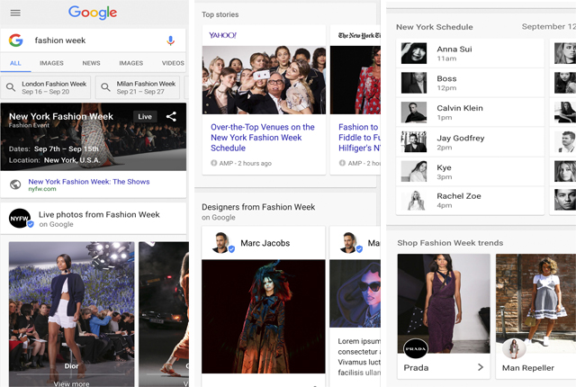 Google Taps Kate Lanphear for Fashion Week Google Search Product