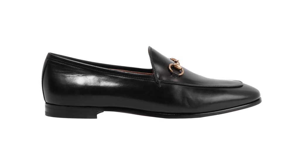 A Gucci horsebit loafer.