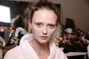 Backstage at Gucci Spring 2017