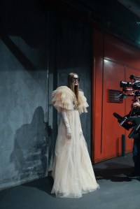 Backstage at Gucci Spring 2017