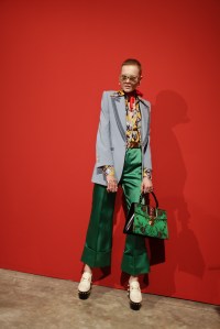 Backstage at Gucci Spring 2017